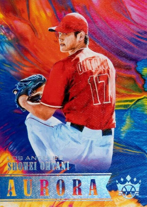 2018 Panini Diamond Kings Aurora Shohei Ohtani #A10 Baseball Card