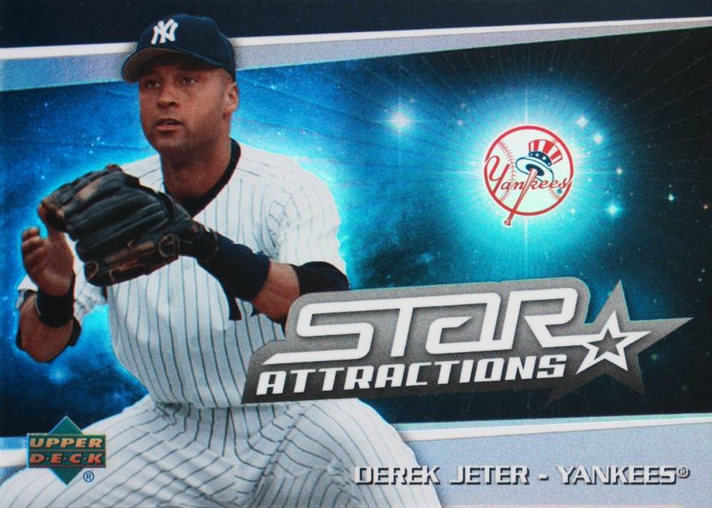 2006 Upper Deck Star Attractions Derek Jeter #SA-DJ Baseball Card