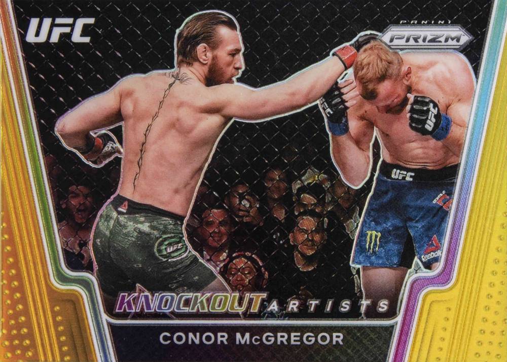 2021 Panini Prizm UFC Knockout Artists Conor McGregor #16 Other Sports Card