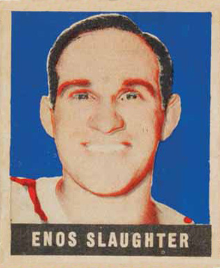 1948 Leaf Enos Slaughter #127 Baseball Card