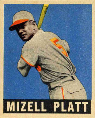 1948 Leaf Mizell Platt #159 Baseball Card