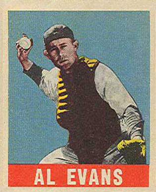 1948 Leaf Al Evans #22 Baseball Card