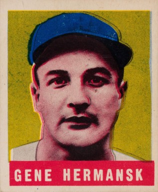 1948 Leaf Gene Hermansk #102e Baseball Card