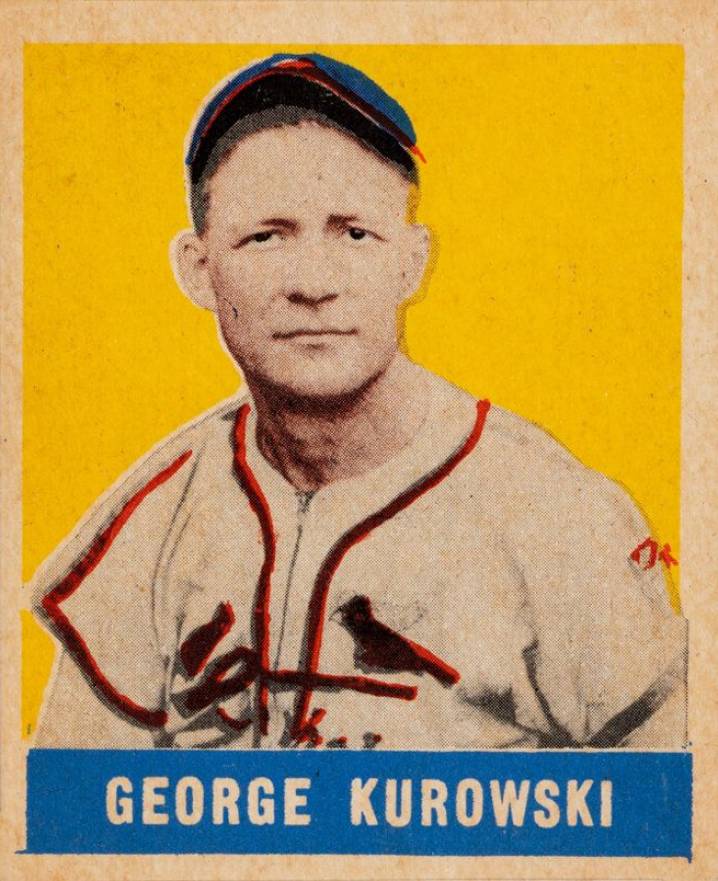 1948 Leaf George Kurowski #81 Baseball Card