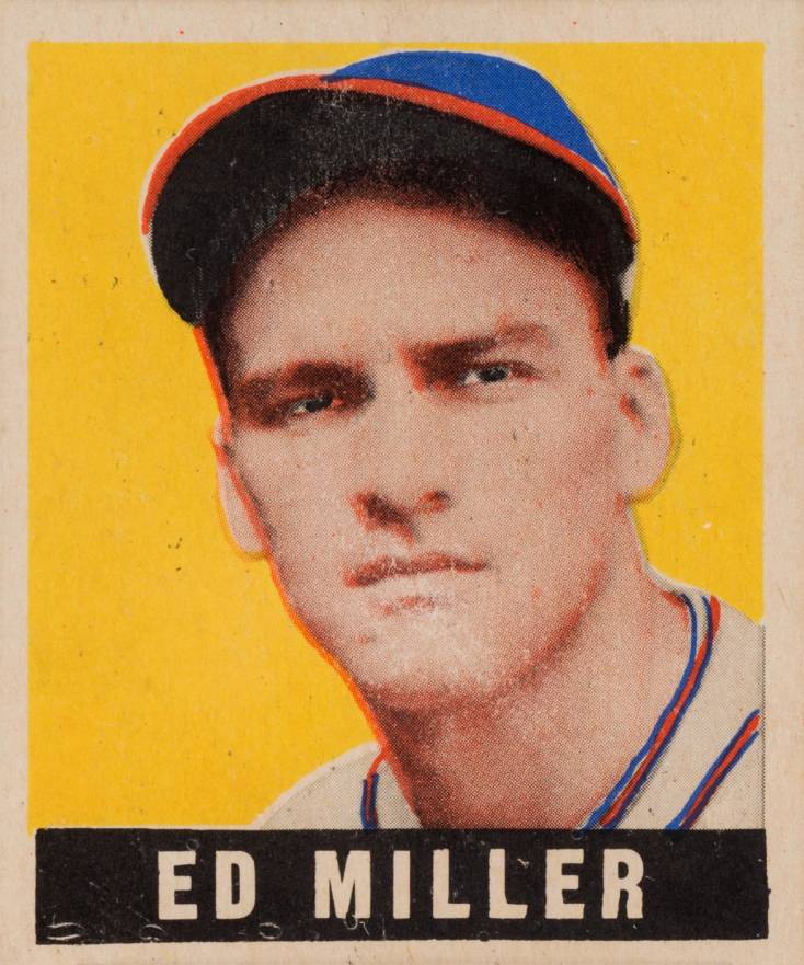 1948 Leaf Ed Miller #68 Baseball Card
