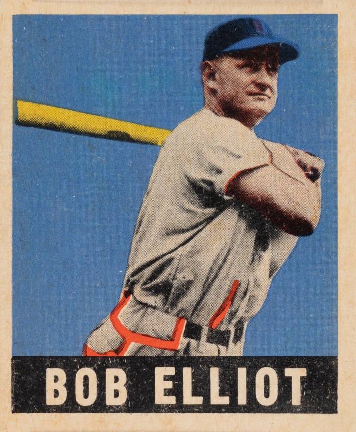 1948 Leaf Bob Elliott #65 Baseball Card