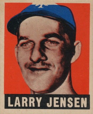 1948 Leaf Larry Jensen #56 Baseball Card
