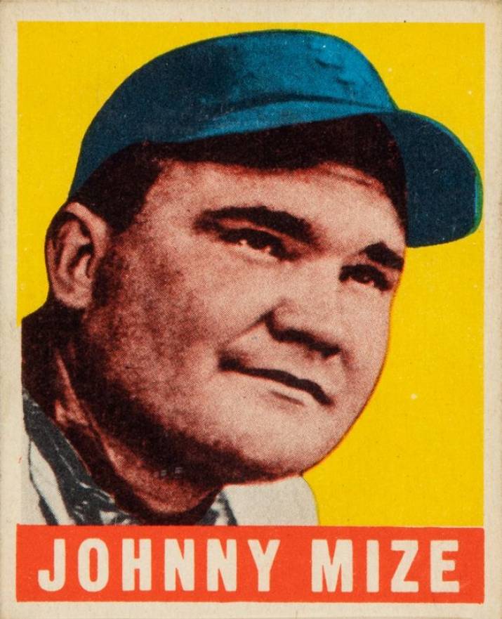 1948 Leaf Johnny Mize #46 Baseball Card