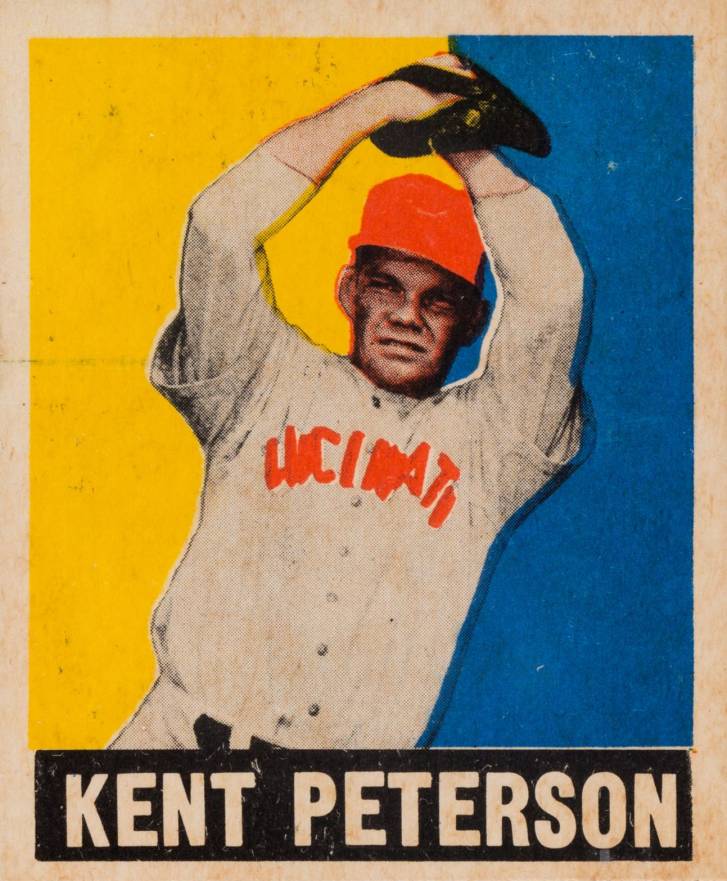 1948 Leaf Kent Peterson #42r Baseball Card