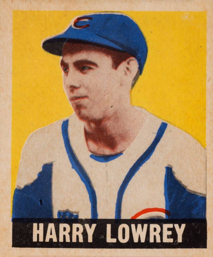 1948 Leaf Harry Lowrey #33 Baseball Card
