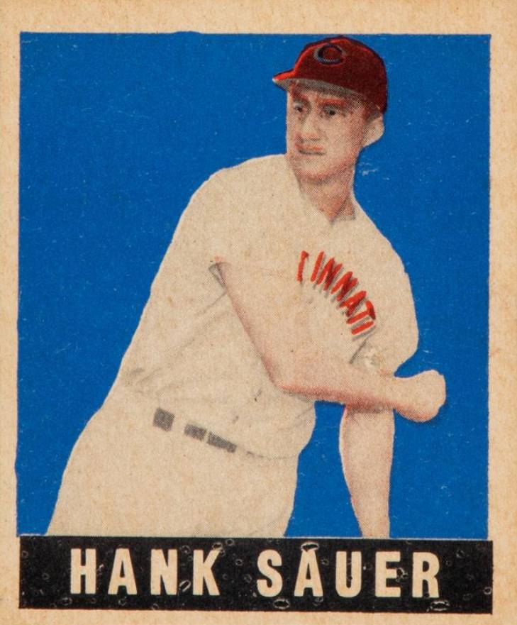 1948 Leaf Hank Sauer #20 Baseball Card
