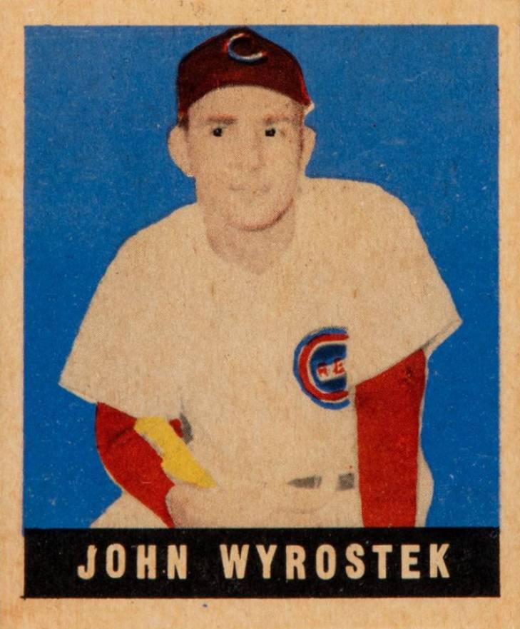 1948 Leaf Johnny Wyrostek #19 Baseball Card