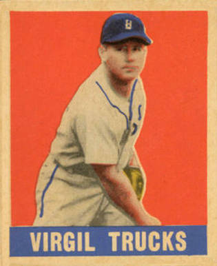 1948 Leaf Virgil Trucks #5 Baseball Card