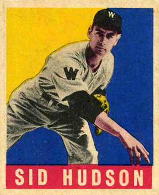 1948 Leaf Sid Hudson #84 Baseball Card