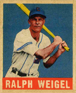 1948 Leaf Ralph Weigel #86 Baseball Card