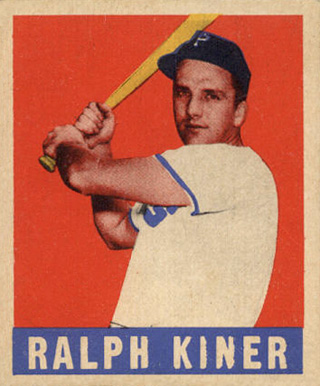 1948 Leaf Ralph Kiner #91 Baseball Card