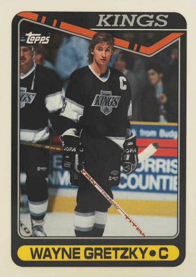 1990 Topps Tiffany Wayne Gretzky #120 Hockey Card