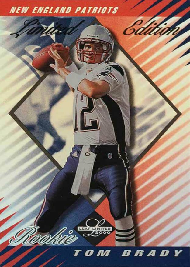 2000 Leaf Limited Tom Brady #378 Football Card