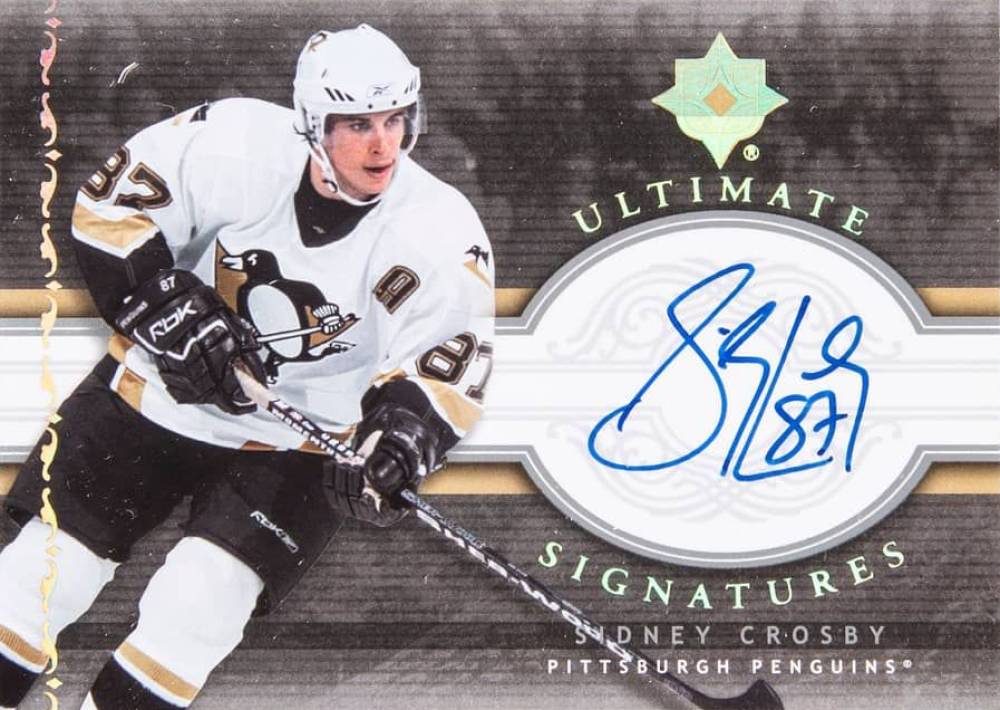2006 Ultimate Collection Ultimate Signatures Sidney Crosby #US-SC Hockey Card