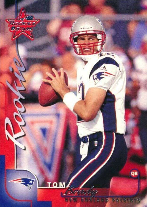 2000 Leaf Rookies & Stars Tom Brady #134 Football Card