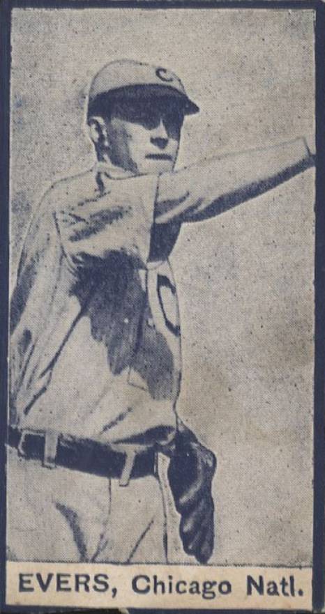 1910 1910 E-UNC Candy Johnny Evers #3 Baseball Card