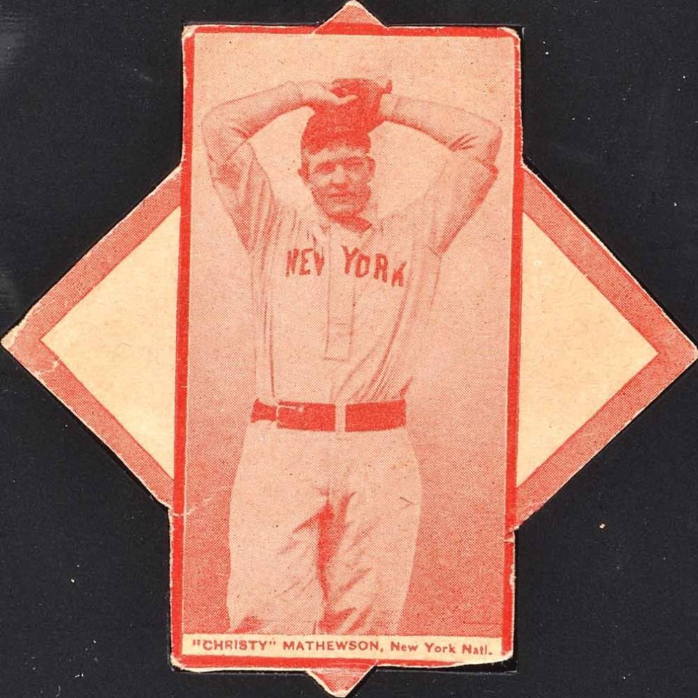 1910 1910 E-UNC Candy "Christy" Mathewson, New York Natl. # Baseball Card