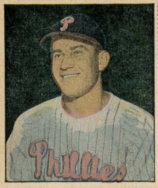 1951 Berk Ross Del Ennis #1-10 Baseball Card