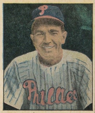 1951 Berk Ross Willie Jones #2-8 Baseball Card