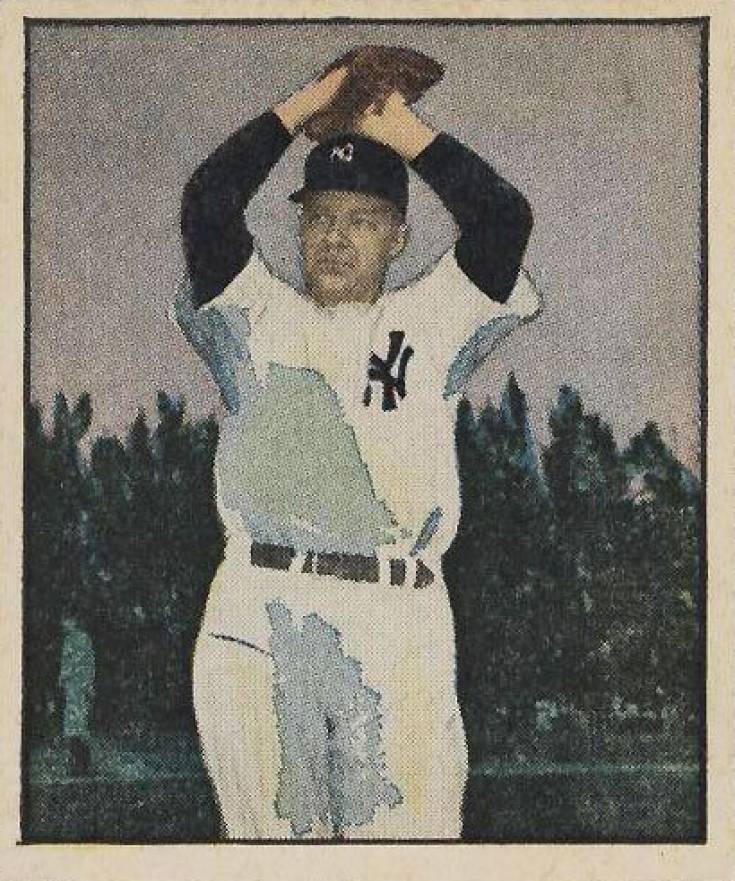 1951 Berk Ross Eddie Lopat #3-6 Baseball Card