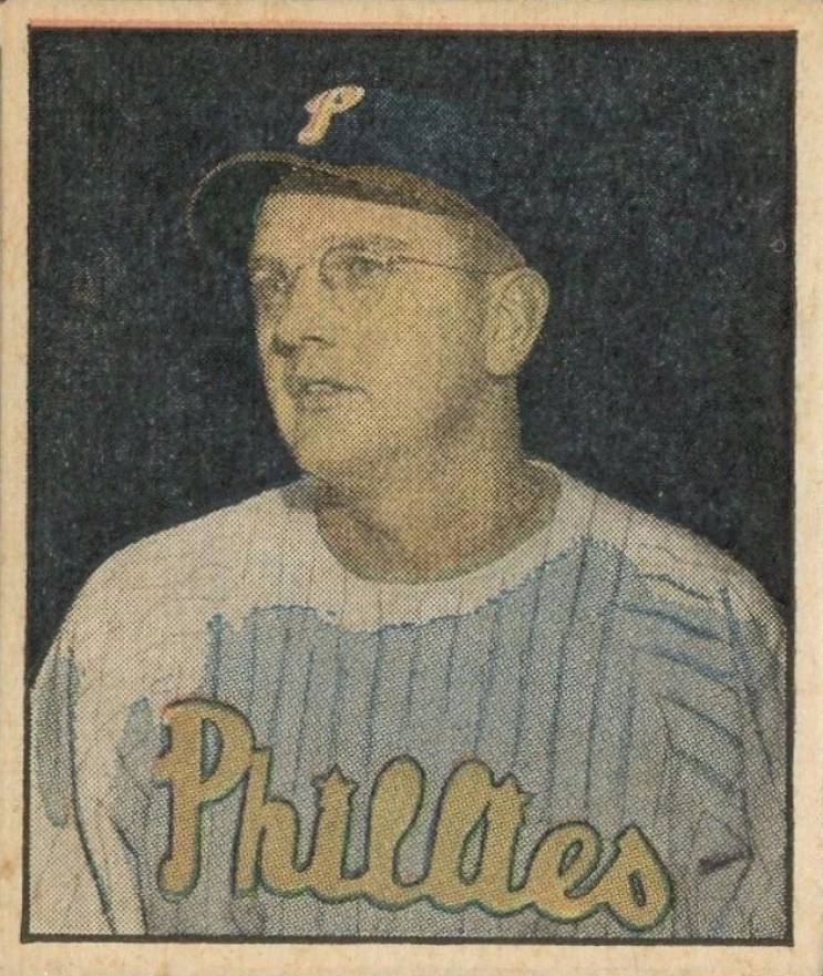 1951 Berk Ross Jim Konstanty #4-6 Baseball Card