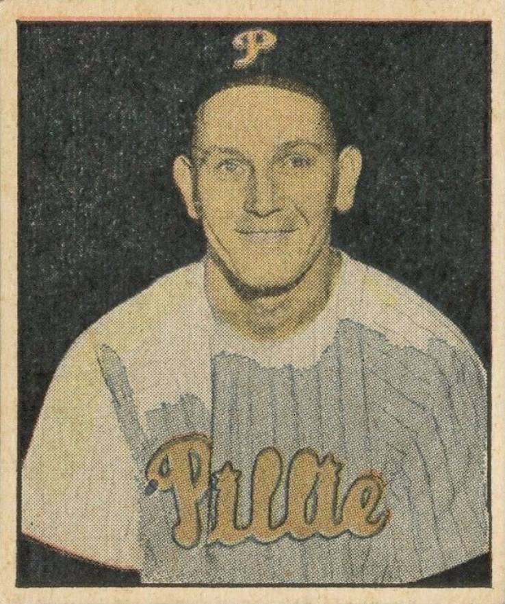 1951 Berk Ross Russ Meyer #4-7 Baseball Card