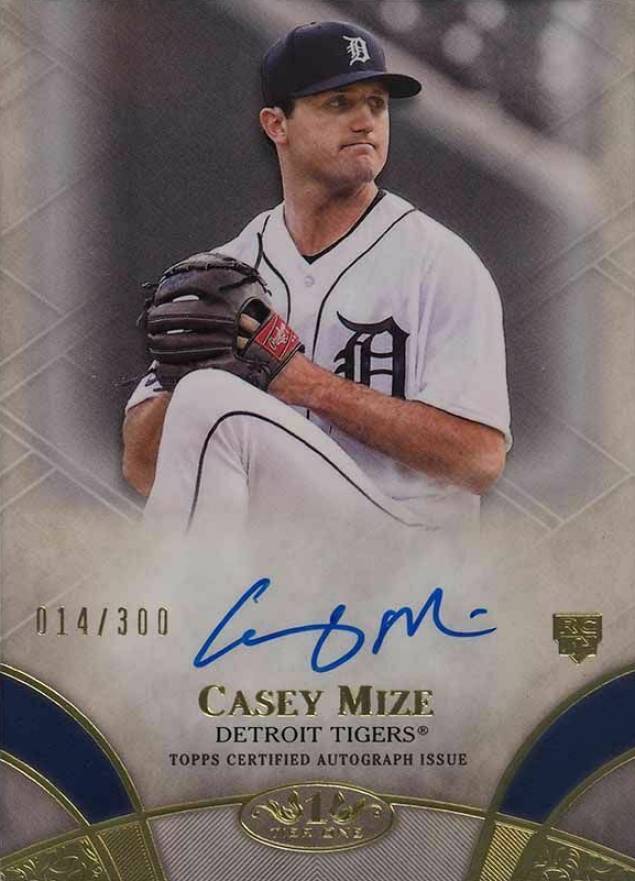 2021 Topps Tier One Break Out Autographs Casey Mize #CM Baseball Card