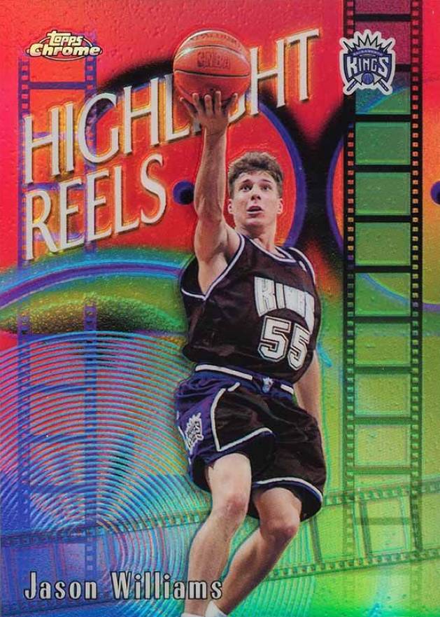 1999 Topps Chrome Highlight Reels Jason Williams #HR9 Basketball Card