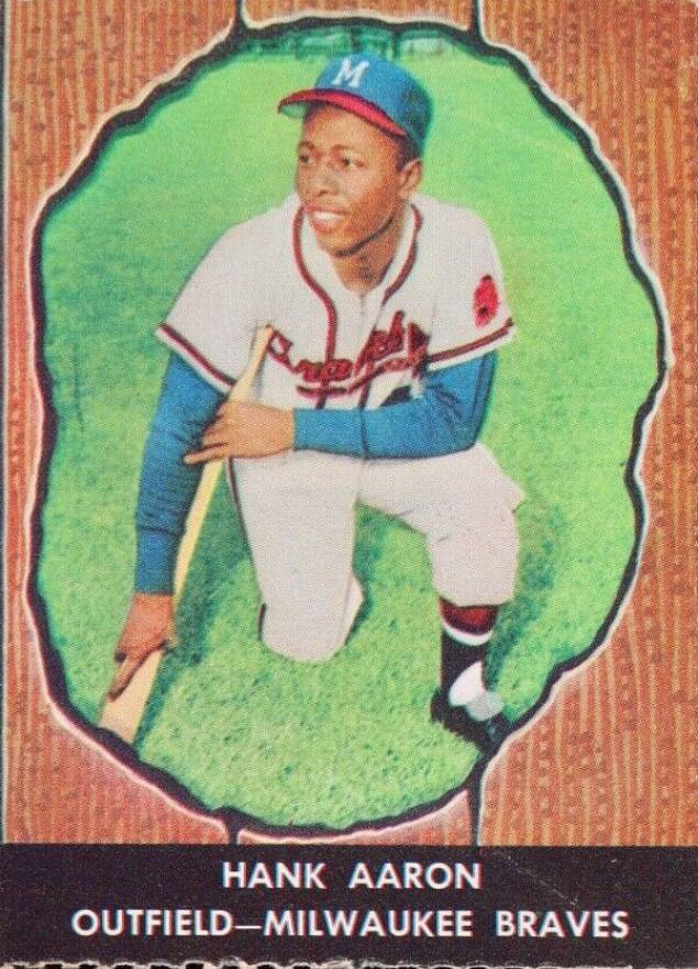 1958 Hires Root Beer Hank Aaron #44 Baseball Card