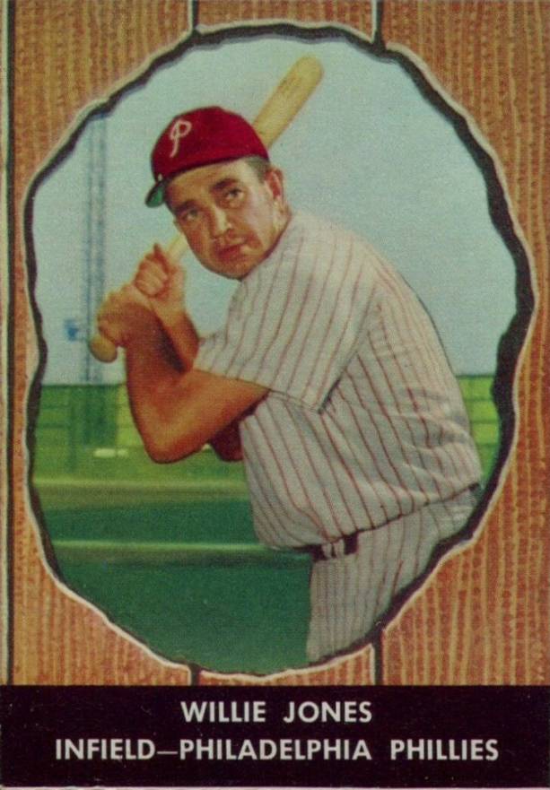 1958 Hires Root Beer Willie Jones #60 Baseball Card