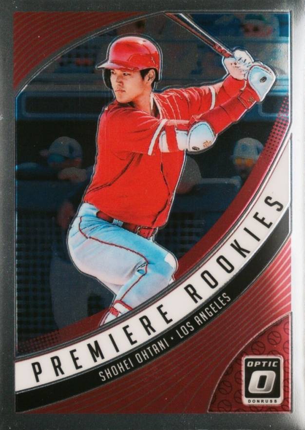 2018 Panini Donruss Optic Premiere Rookies Shohei Ohtani #PR4 Baseball Card