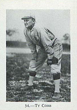 1932 Rogers Peet Ty Cobb #34 Baseball Card