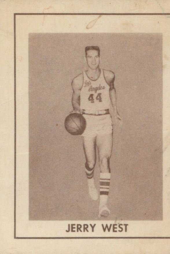 1961 Lakers Bell Brand Jerry West #9 Basketball Card
