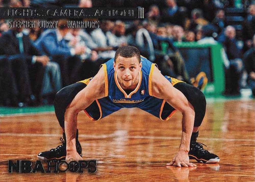 2014 Hoops Lights...Camera...Action! Stephen Curry #6 Basketball Card