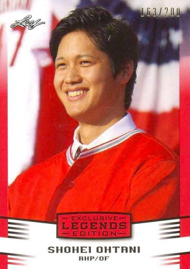 2018 Leaf Ohtani Legends Exclusive Edition Shohei Ohtani #EE-01 Baseball Card