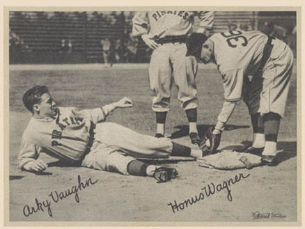 1936 Glossy Finish & Leather Vaughan/Wagner # Baseball Card