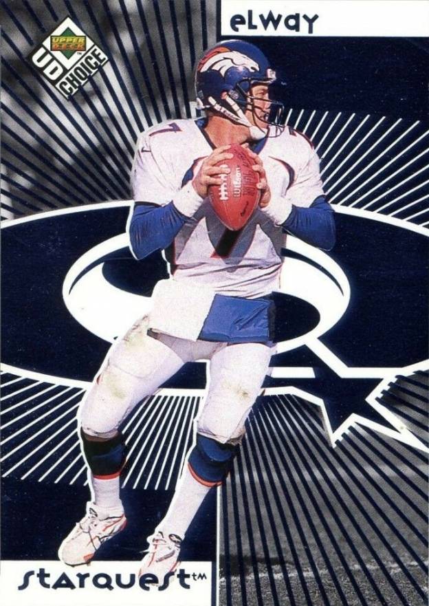 1998 Upper Deck Choice Starquest/Rookiequest John Elway/Peyton Manning #SR01 Football Card
