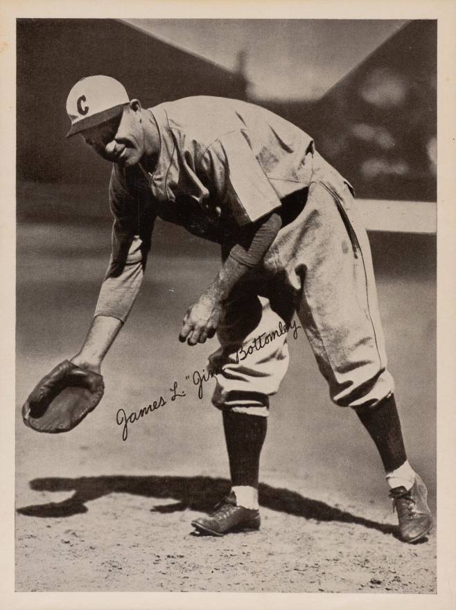 1936 Glossy Finish & Leather James L. "Jim" Bottomley # Baseball Card