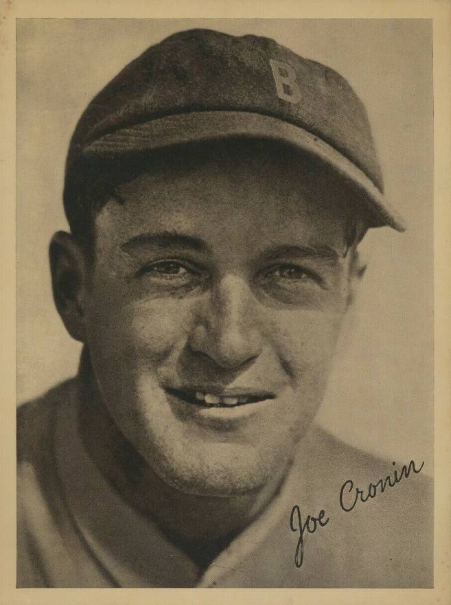 1936 Glossy Finish & Leather Joe Cronin # Baseball Card