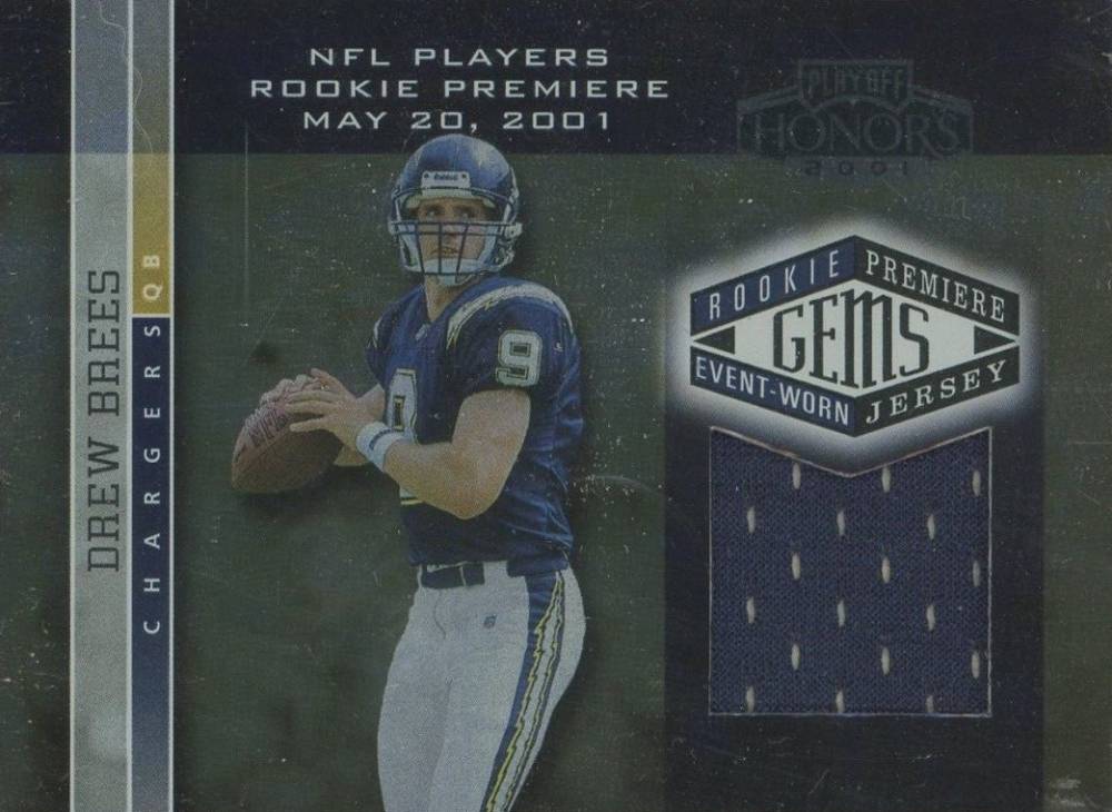 2001 Playoff Honors Drew Brees #203 Football Card