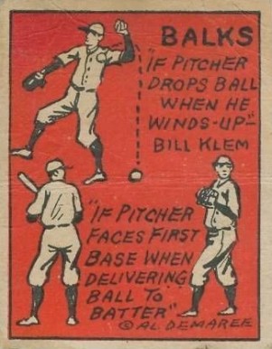 1935 Schutter-Johnson Bill Klem #6 Baseball Card