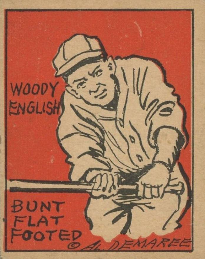 1935 Schutter-Johnson Woody English #18 Baseball Card