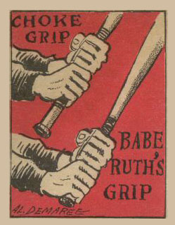 1935 Schutter-Johnson Babe Ruth #42 Baseball Card