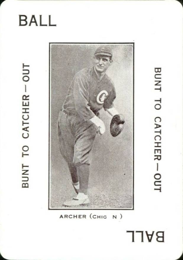 1914 Polo Grounds Game Jimmy Archer # Baseball Card