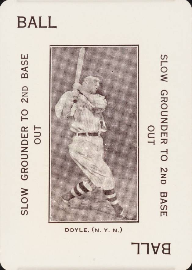 1914 Polo Grounds Game Larry Doyle # Baseball Card